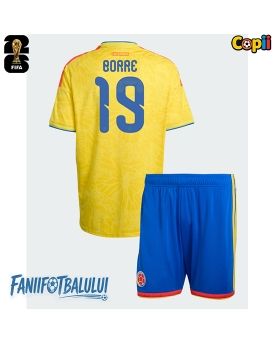 Columbia Rafael Santos Borre #19 Echipament de Fotbal Replică Mondial 2026 Copii Acasa (+ Șorturi)